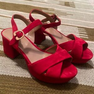 AEROSOLES Red Women's Sandals